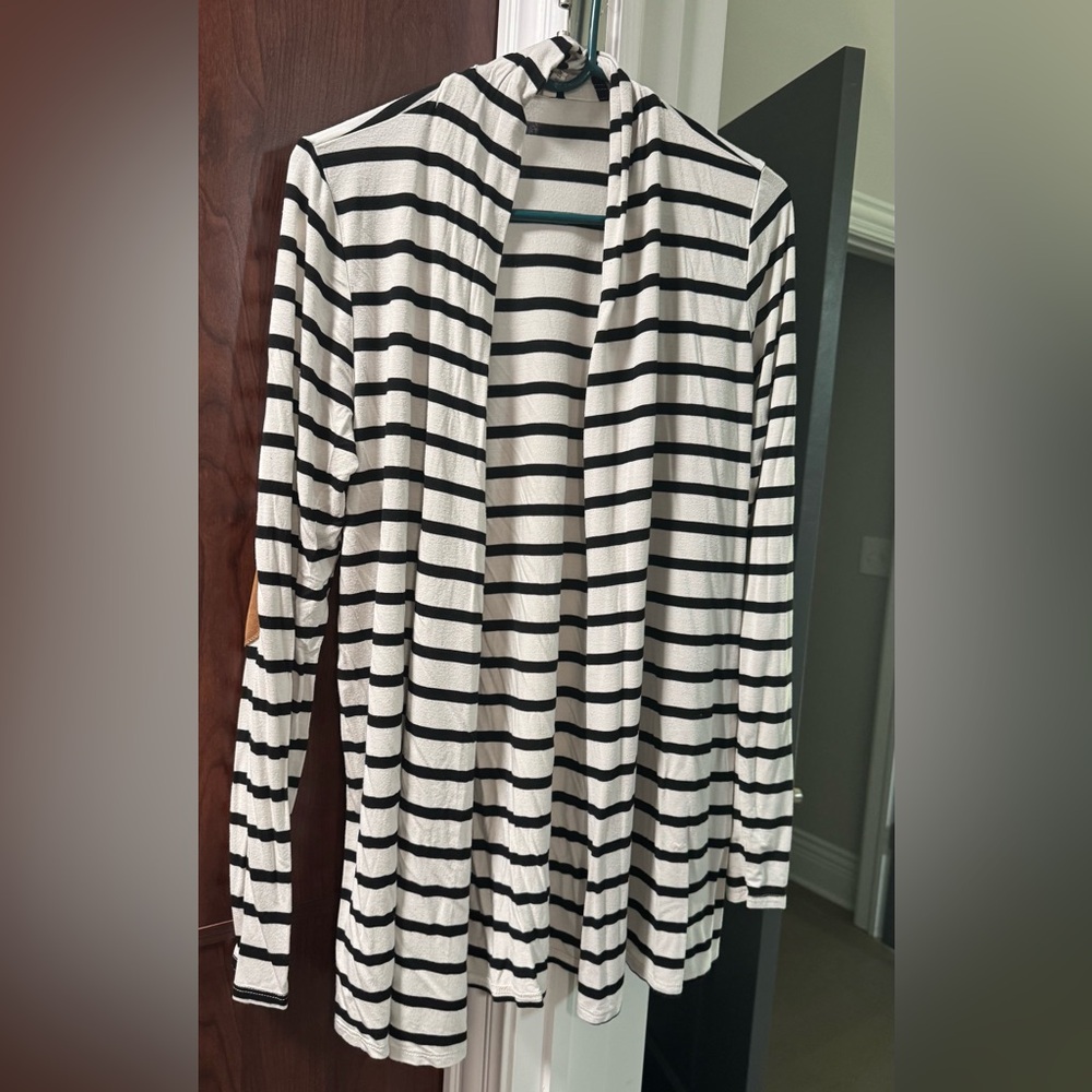 Bellamie Monochrome Striped Cardigan